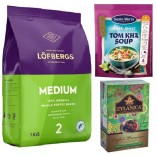 Кофе в зернах, чай и смесь специй